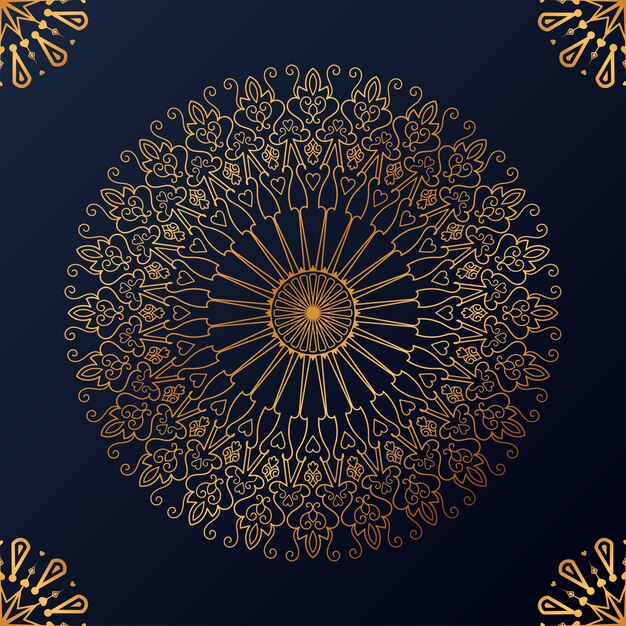 Luxury ornamental mandala design background