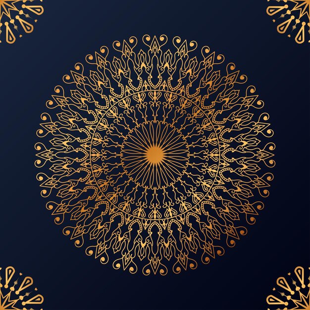 Luxury ornamental mandala design background