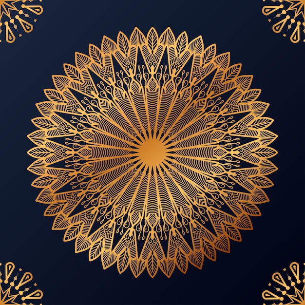 Luxury ornamental mandala design background