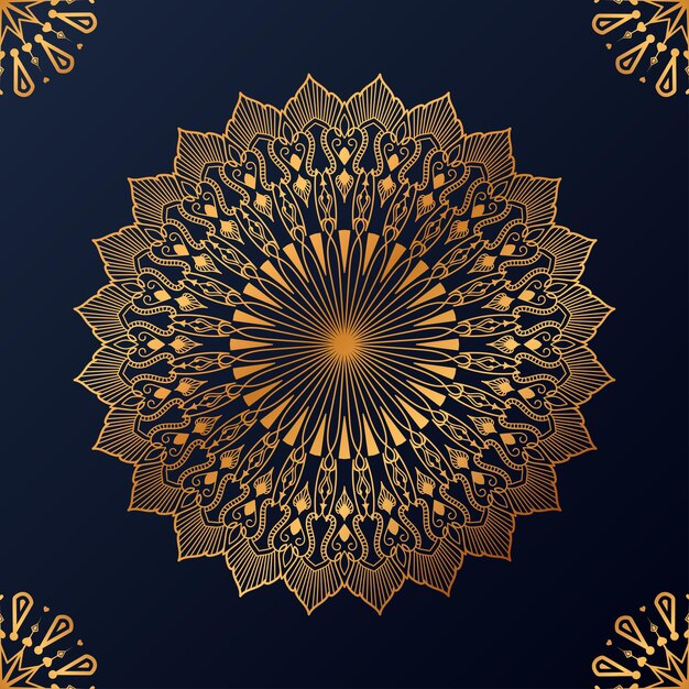 Luxury ornamental mandala design background