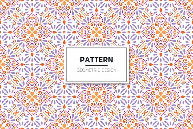 Luxury ornamental mandala design seamless pattern