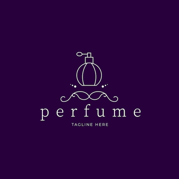 Free vector luxury perfume logo