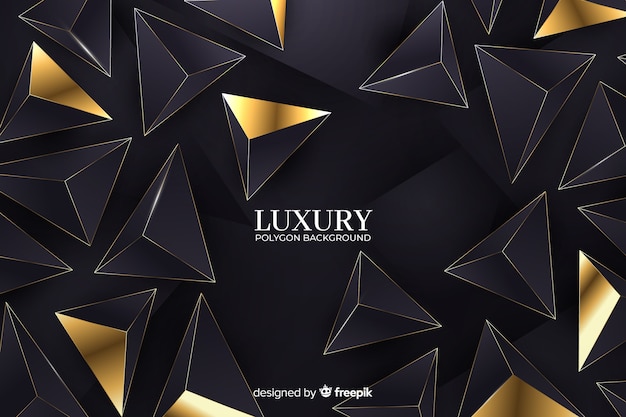 Luxury polygon background