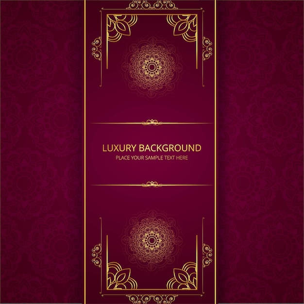 Free vector luxury red background template