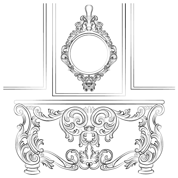 Бесплатное векторное изображение Роскошный дизайн фона комнаты