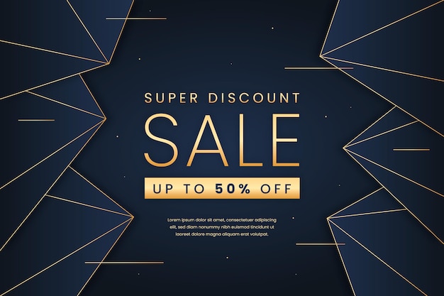 Luxury sale background