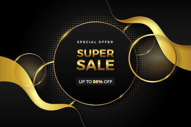 Luxury Sale Background – Free Vector Download