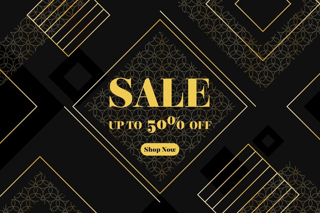 Luxury sale background