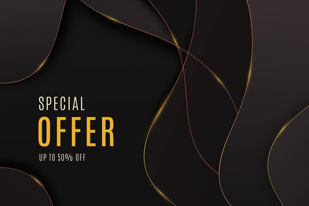 Luxury sale background