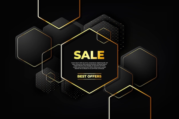 Luxury sale background