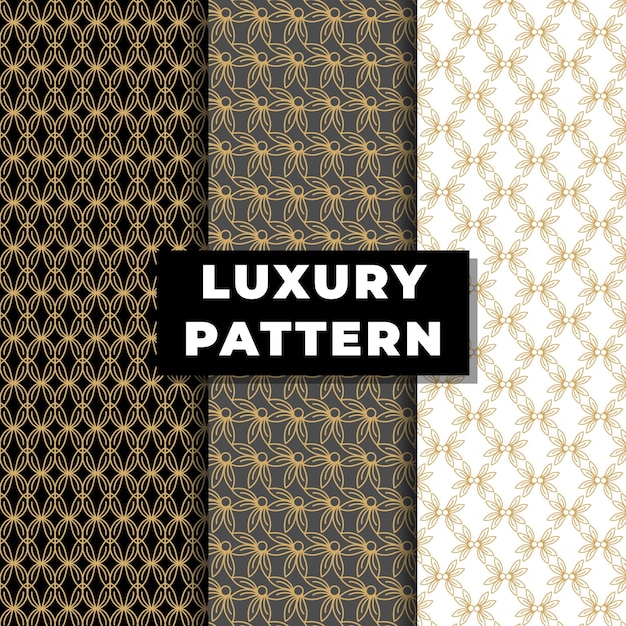 Free vector luxury seamless pattern design