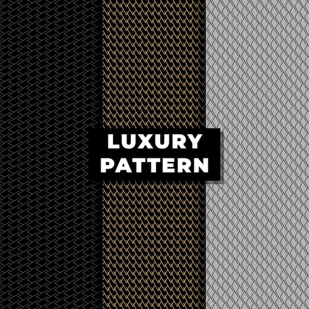 Free vector luxury seamless pattern