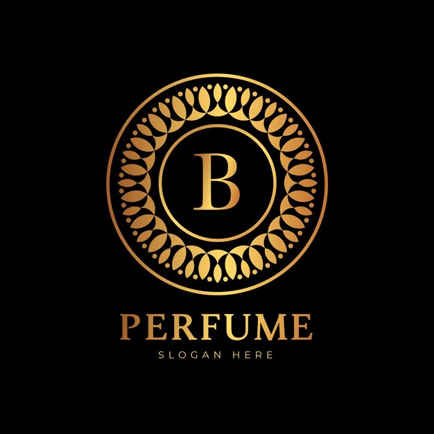 Luxury style for perfume logo