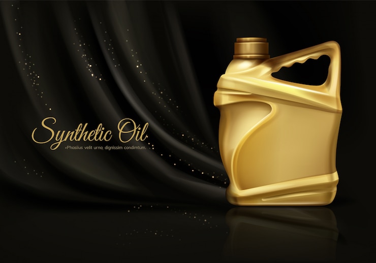 Free Vector luxury synthetic engine oil 