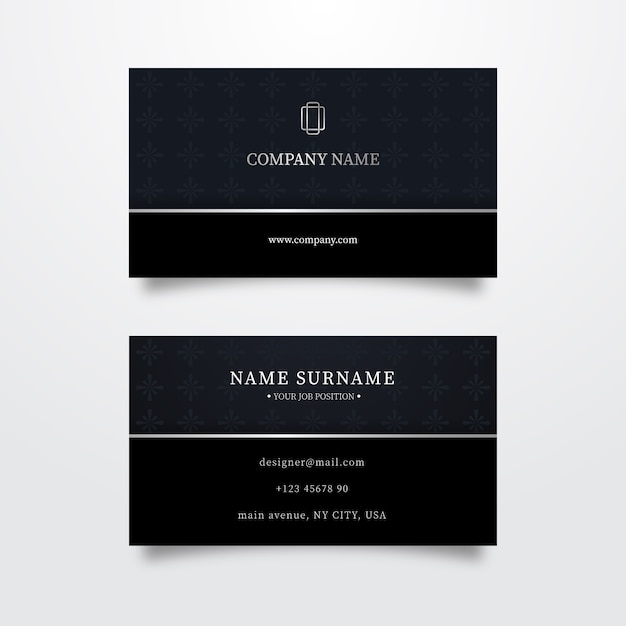 Luxury template business card