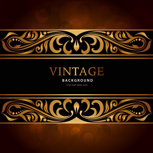 luxury vintage ornament background