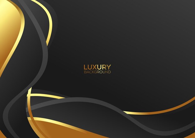 luxury wave modern background design premium