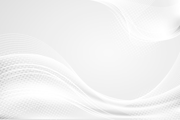 Luxury white with waves background