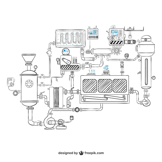 機械図面ベクトル