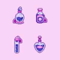 Free vector magic pixel icons