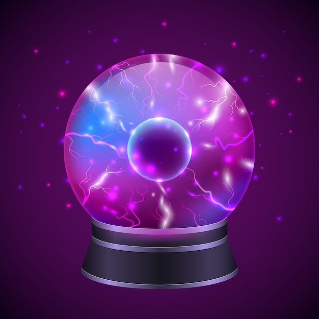 Free vector magic sphere illustration