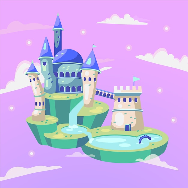 Magical fairytale castle design