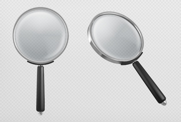 Magnify glass in different view angles