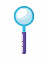 Free vector magnifying glass search