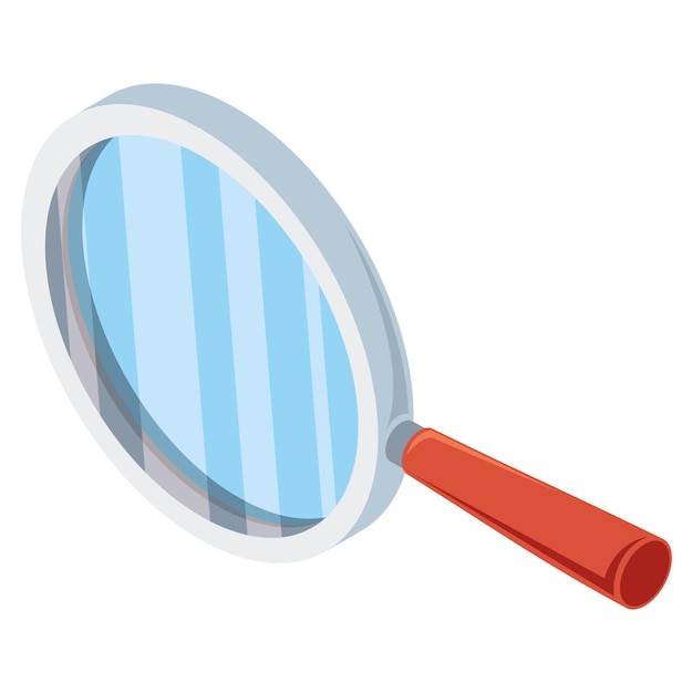 Free vector magnifying glass search