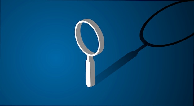 Magnifying glass searching icon