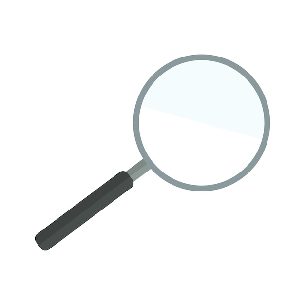 Free vector magnifying glass vector illustration