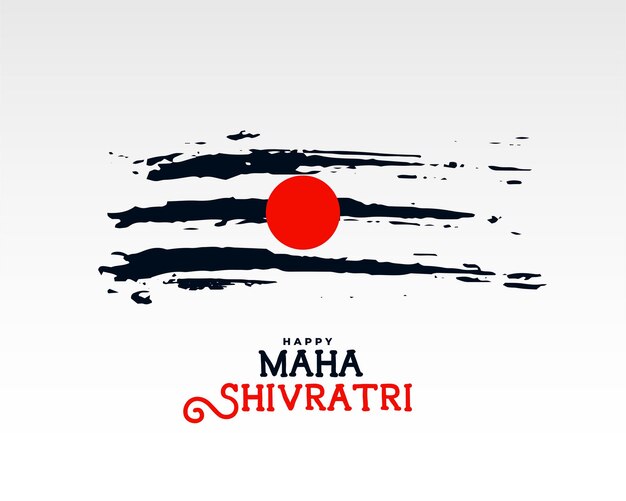Maha shivratri greeting card wishes background