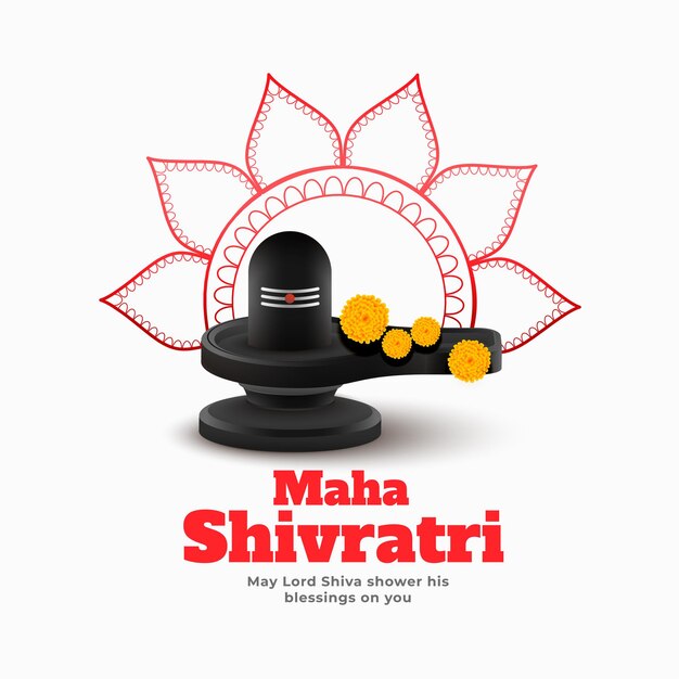 Maha shivratri 전통 축제 디자인