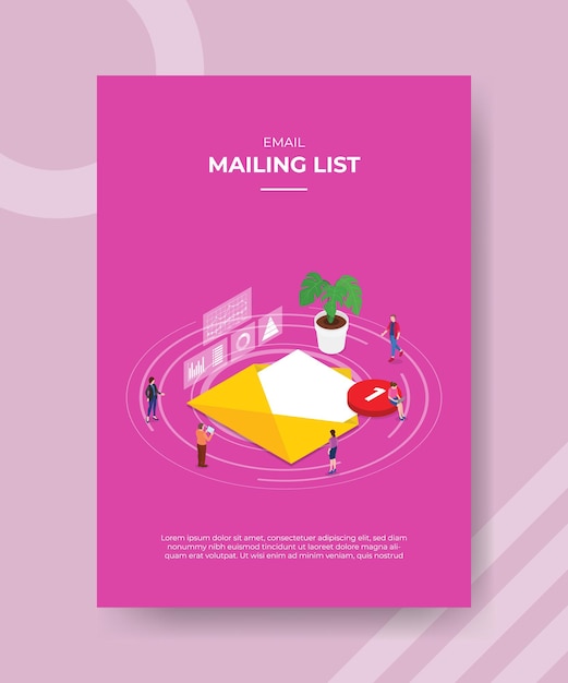 Mailing list concept for template.