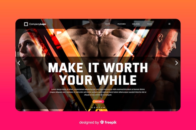 Make it worth sport landing page