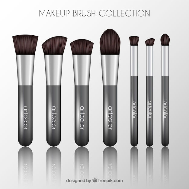 Make up brush collection