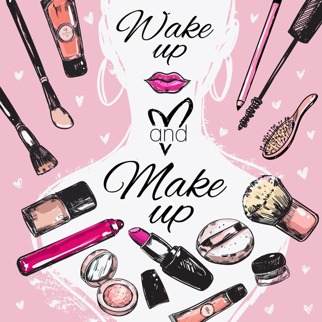 Make Up Cosmetic Poster