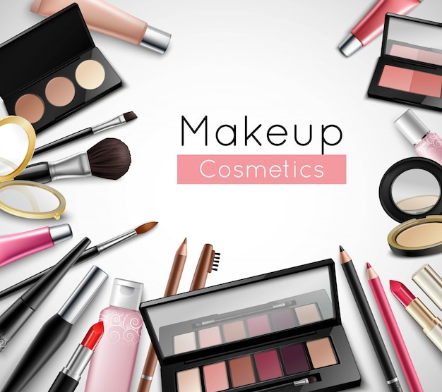 Makeup cosmetics beauty bag accessories 