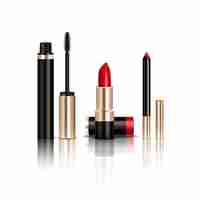 Free vector makeup items set