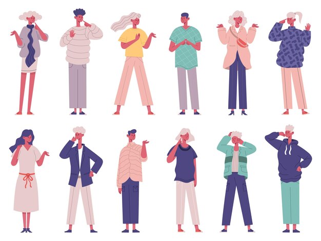 空の吹き出しを指している赤髪の男 指 チャット ネットワークフラットベクトルイラスト コミュニケーションとメッセージのコンセプトのウェブサイトのデザインや着陸のウェブページ 無料のベクター