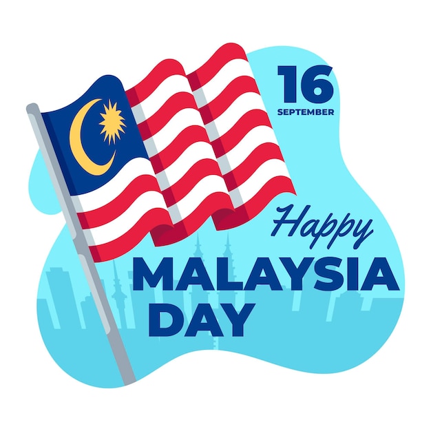 Free vector malaysia day event theme