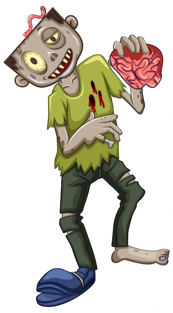 A male zombie character