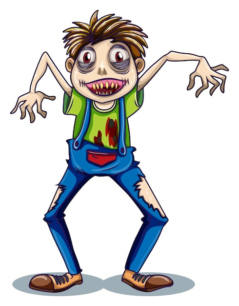 A male zombie