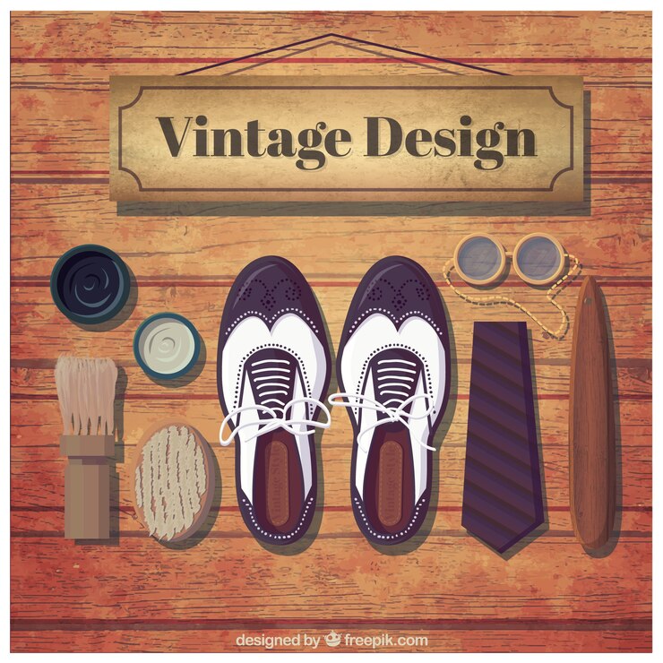 Free Vector man accessories in vintage design
