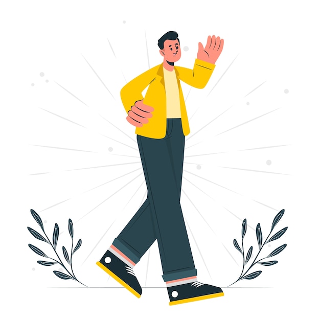 Free vector man concept illustration