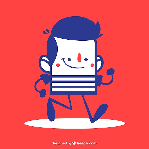 Free vector man illustration