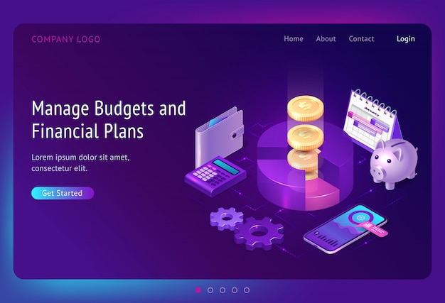 Manage budget and financial plans banner