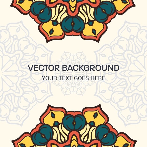 Mandala background design