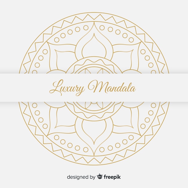 Free vector mandala background