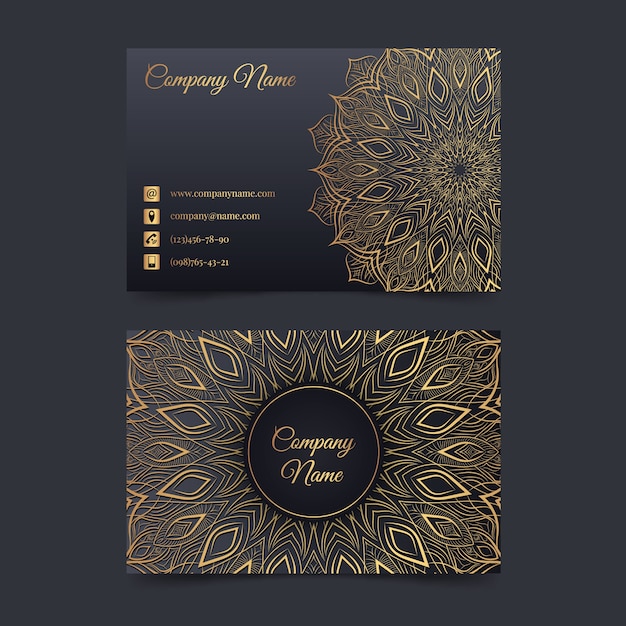 Mandala business card